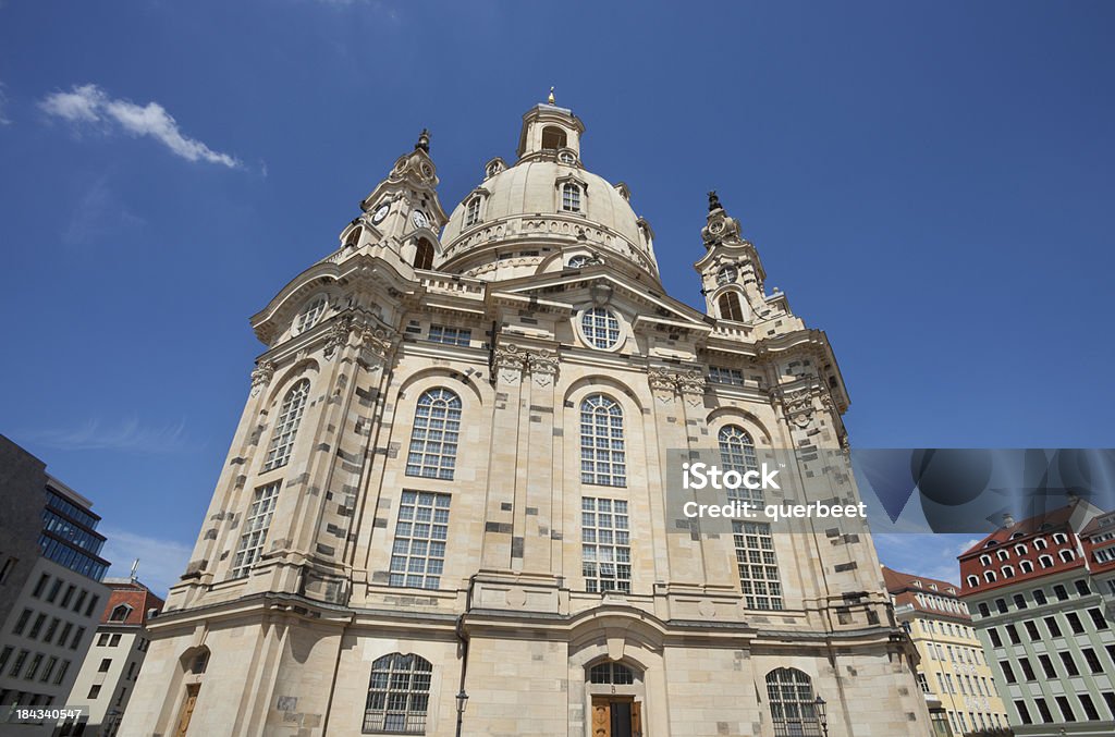 Der Dresdner Frauenkirche - Lizenzfrei Architektur Stock-Foto