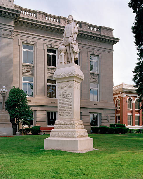 istock Statue of Christopher Columbus, WallaWalla, Washington State 184341030