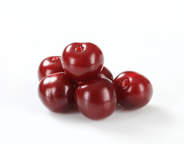 istock Group of sour cherries 184341633