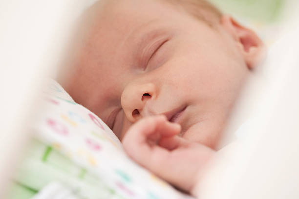 istock Sweet sleeping newborn baby 184341734