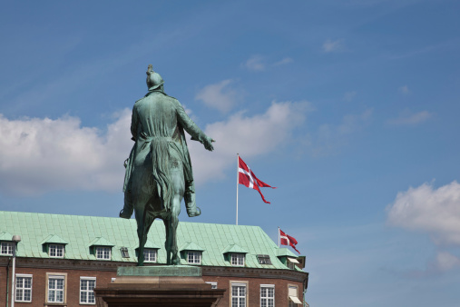 Copenhagen City Hall on the City Hall Square, Denmark