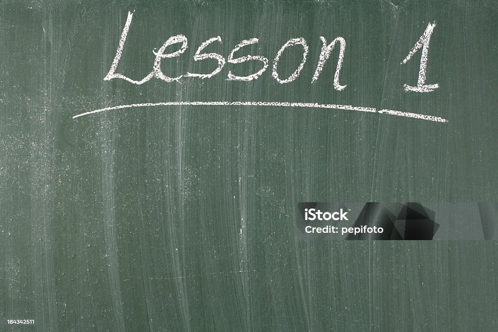 Lesson One Image Lesson 1 Stock Photo - Download Image Now - Arts Culture and ...
