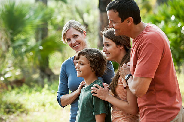 istock Family at a nature park 184344020