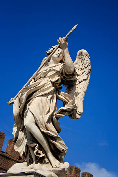 istock Bernini angel at st. Angelo, Rome, Italy 184344335