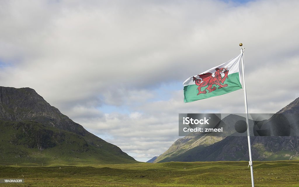 Flaga Walii - Zbiór zdjęć royalty-free (Flaga Walii)
