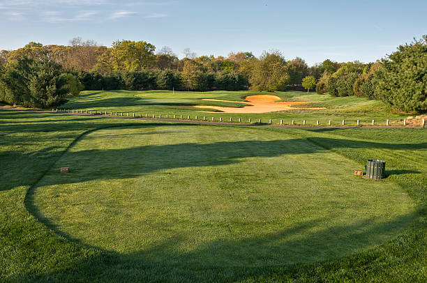 nova jersey campo de golfe - new jersey landscape putting green golf imagens e fotografias de stock