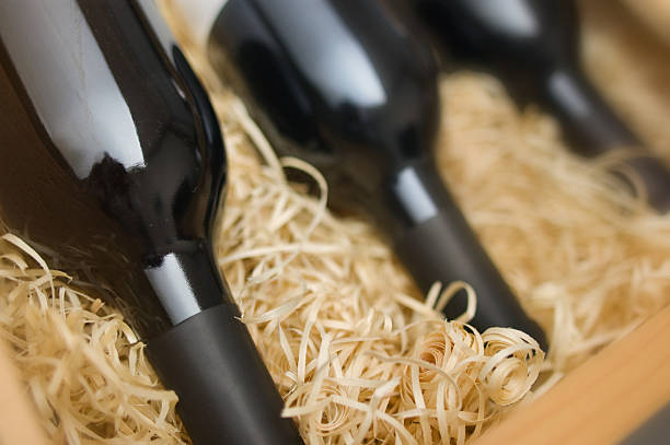 istock Closeup of Wine Bottle 184344821