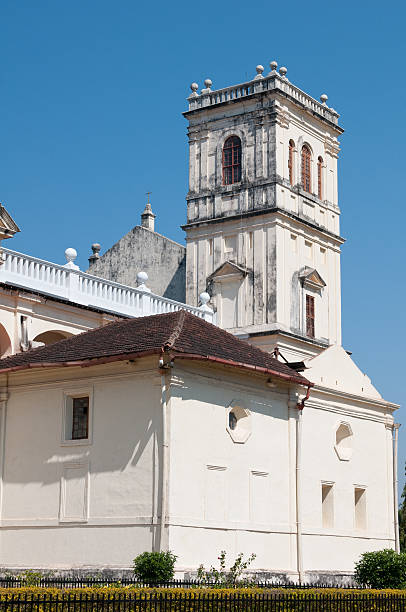 istock Cathedral of the Archdiocese Goa e Damao, India 184345122