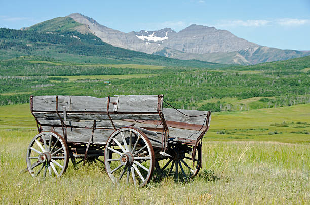 istock Prarie Landscape and Ranch Wagon 184345551