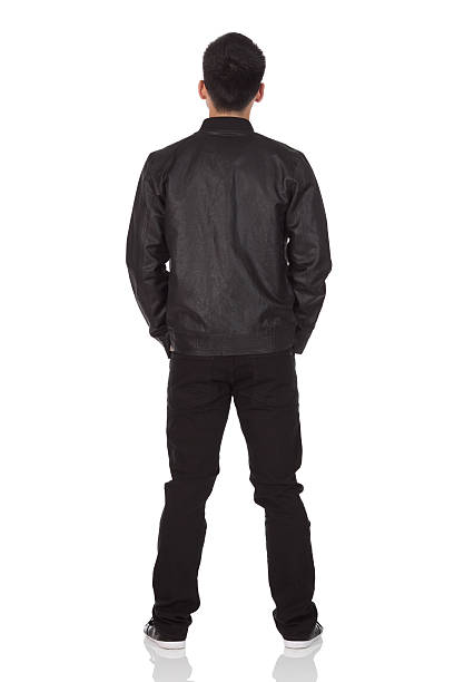 istock Rear view of a man standing 184345678