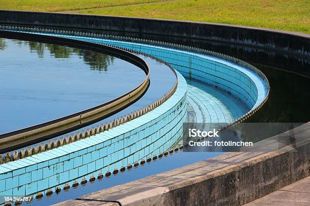 Abwasserbehandlung Stockfoto und mehr Bilder von Kläranlage - Kläranlage, Abwasser, Belüftungsbecken