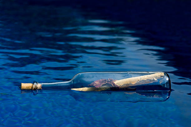 istock Message in a bottle -Dark Skies 184345991