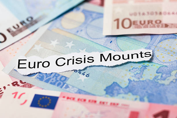 istock Euro Crisis Mounts Financial Headline Topic 184346258