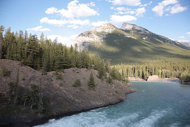istock Bow falls in Canadian Rockies 184346727