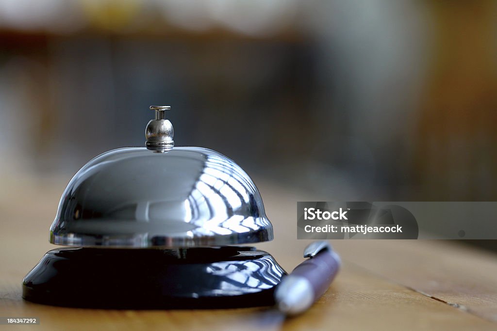 reception dell'Hotel bell - Foto stock royalty-free di Albergo