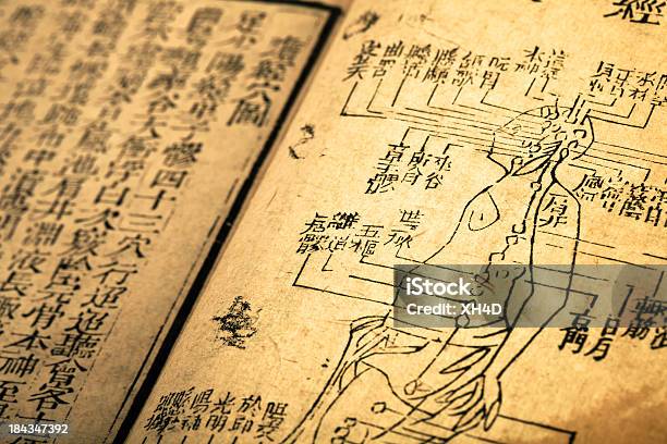 Photo libre de droit de Vieux Livre De La Dynastie Qing Médecine banque d'images et plus d'images libres de droit de Médecine chinoise par les plantes - Médecine chinoise par les plantes, Santé et médecine, Acupuncture