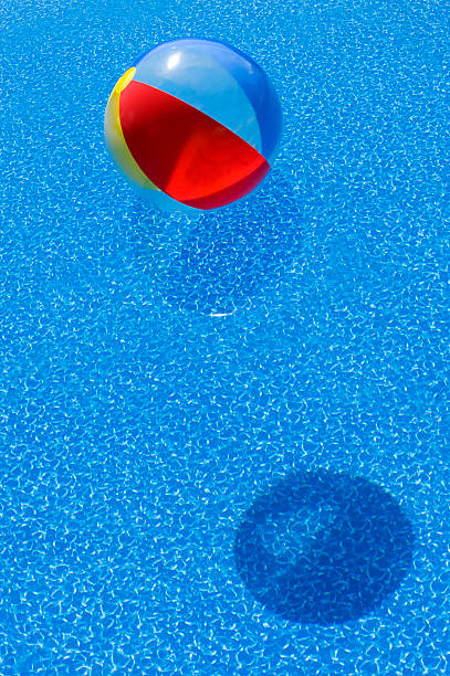 istock Beach ball shadow in swimming pool 184347727