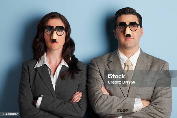 Teamwork Stock Photo - Download Image Now - Groucho Marx Disguise, Eyeglasses, Humor