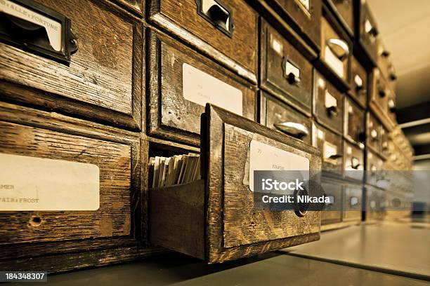 Archive Stock Photo - Download Image Now - History, Archives, Business