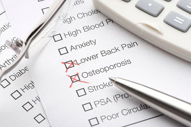 istock Conditions checked on a medical test 184348364