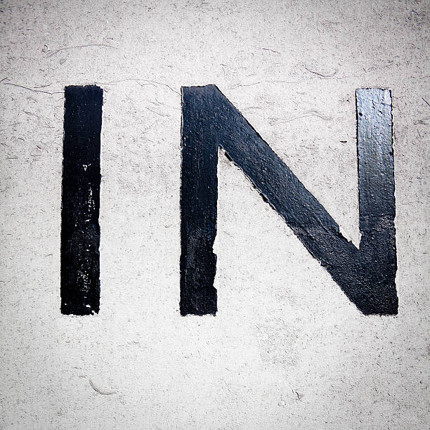 istock IN Parking Sign on the wall 184350285