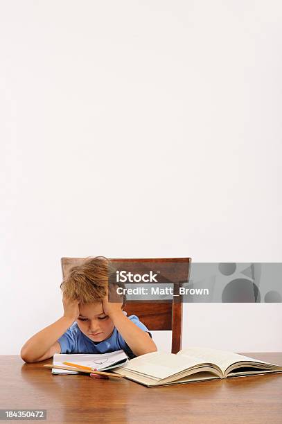 Frustrated From Studying Stock Photo - Download Image Now - Adult, Adversity, Book