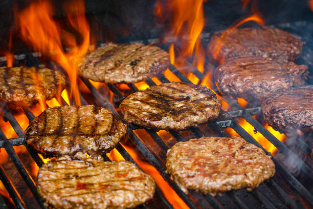 istock close up on beef steaks on the grill with flames 1843516145