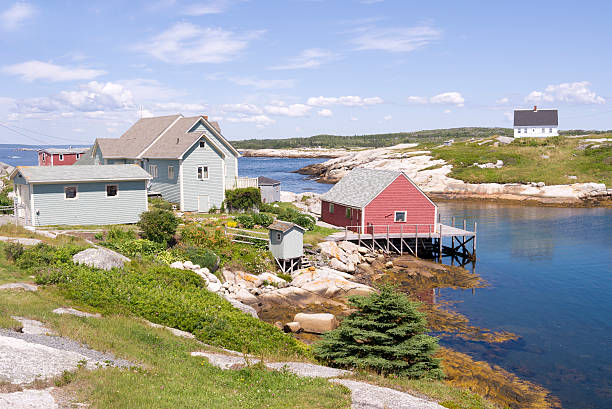 istock Tranquil morning at Peggy's Cove 184351676