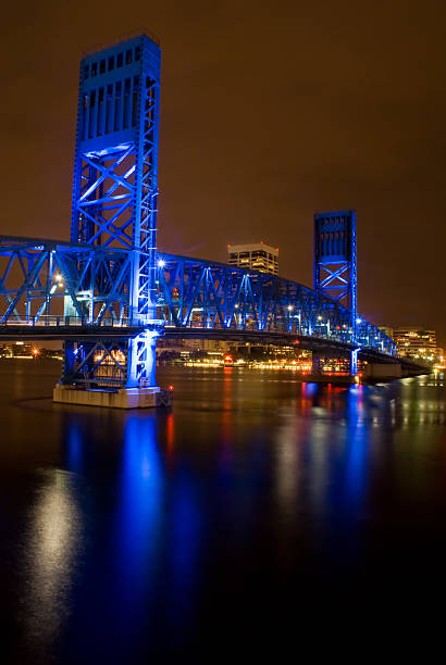 istock Lift Bridge over the St John River Jacksonville, Florida (night) 184351822