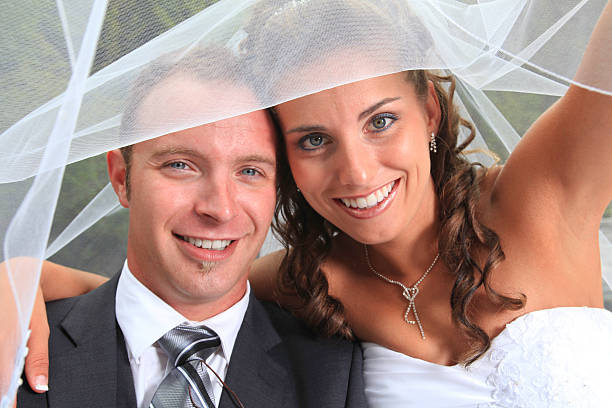 Fantastic Wedding - Bride and Groom Veil