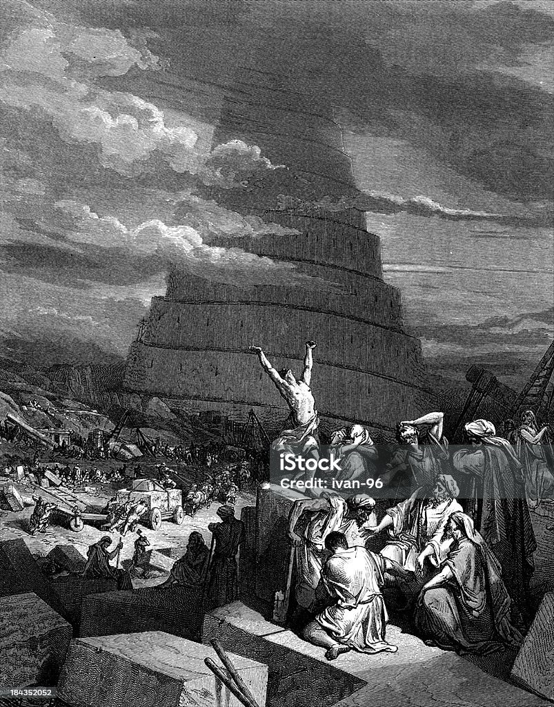 Black and white drawing of Tower of Babel [url=http://www.istockphoto.com/file_search.php?action=file&lightboxID=11047139][img]http://img-fotki.yandex.ru/get/5809/5232617.2/0_702d2_40b270_orig[/img][/url]


The confusion of tongues at the Tower of Babel

Genesis 11

illustration was published in "bible or books of new testament and old testament"(1875) 
scan by Ivan Burmistrov

[url=http://www.istockphoto.com/file_search.php?action=file&lightboxID=7375479][img]http://img-fotki.yandex.ru/get/3904/iburmistrov.2/0_3d6f4_63c43c71_orig[/img][/url] Tower Of Babel stock illustration