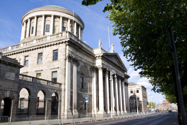 FourCourts Building in Dublin stock photo