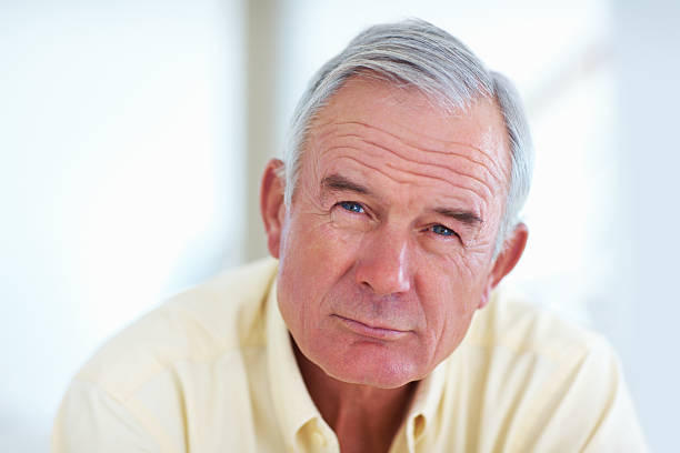 istock Handsome senior man looking at you 184352125