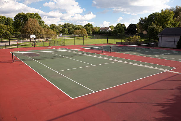istock Tennis court 184352391