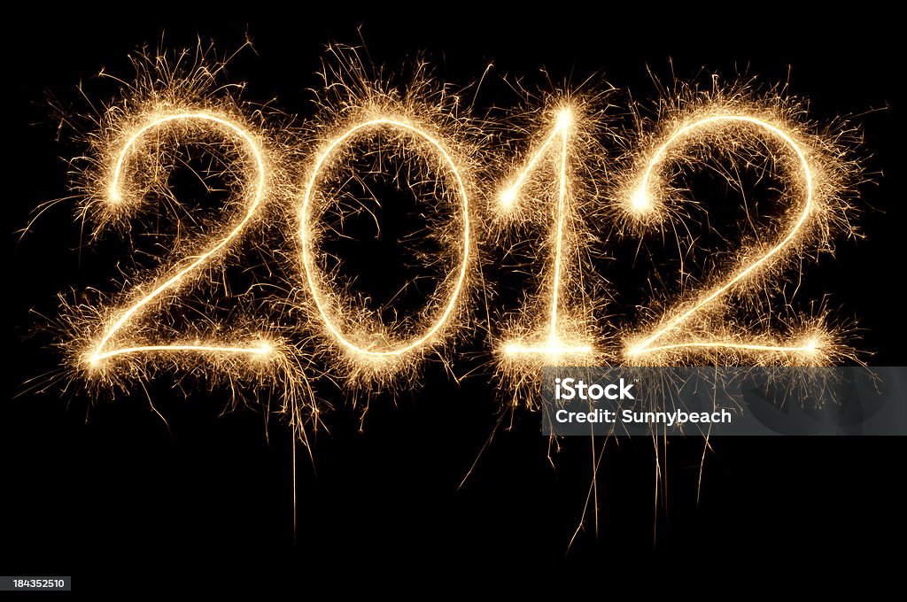 Nuovo anno 2012 - Foto stock royalty-free di 2012