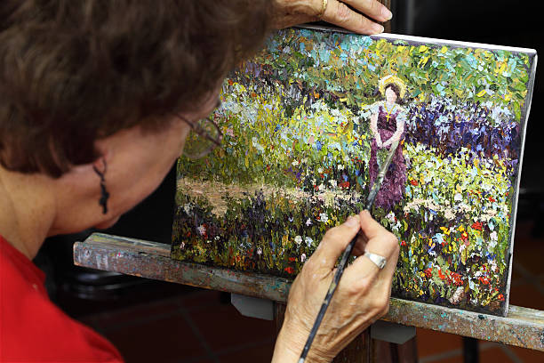 Artist Painting a Picture