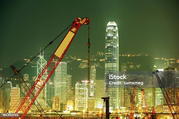 The City Of Hong Kong Being Constructed Stock Photo - Download Image Now - Agricultural Machinery, Asian Culture, Blue-collar Worker