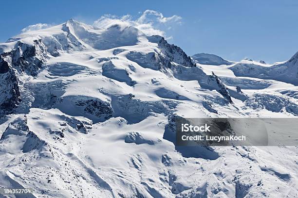 Monte Rosagletscher Stockfoto und mehr Bilder von Alpen - Alpen, Berg, Berggipfel