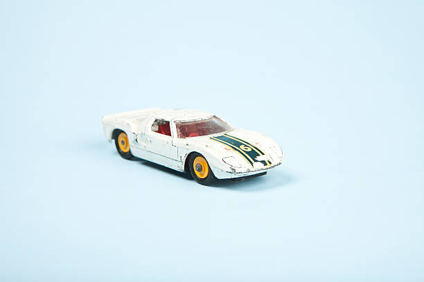 istock Vintage Racecar on Blue 184353435