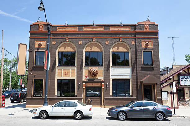 istock Restaurant in old bank building, Edison Park, Chicago 184353528