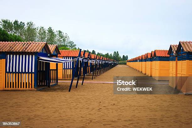 Strandhütten Venedig Lido Italien Stockfoto und mehr Bilder von Abwesenheit - Abwesenheit, Europa - Kontinent, Farbbild