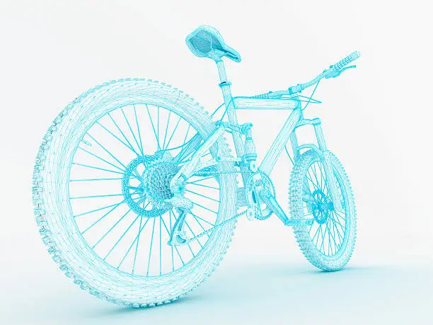 Photo of 3D Sketch architecture Mountain Bicycle 4