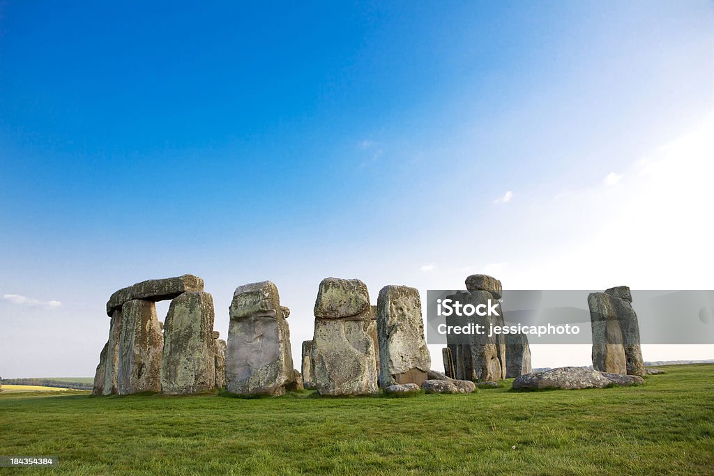 Frühling in Stonehenge - Lizenzfrei Alt Stock-Foto
