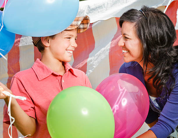 istock Mother and Son at Carnival 184354453
