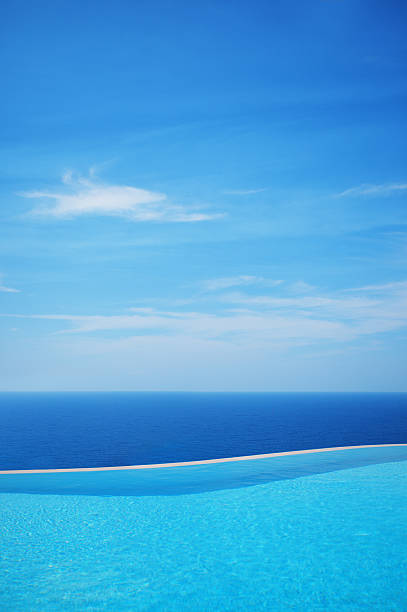 istock infinity line of swimming pool 184355062