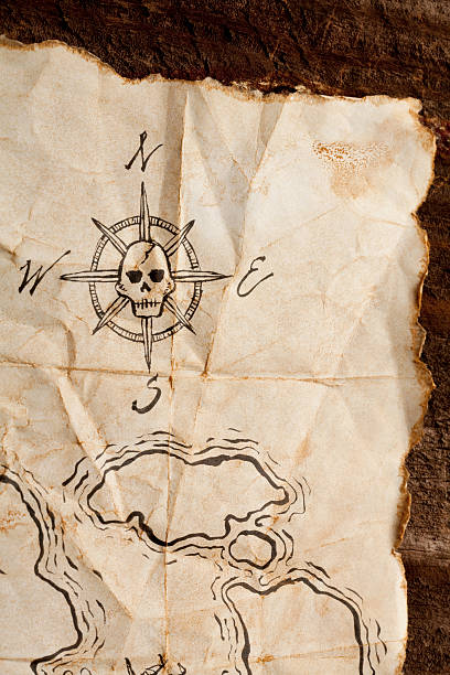 istock Pirate Treasure Map. Selective Focus, Full Frame. XXXL 184355180