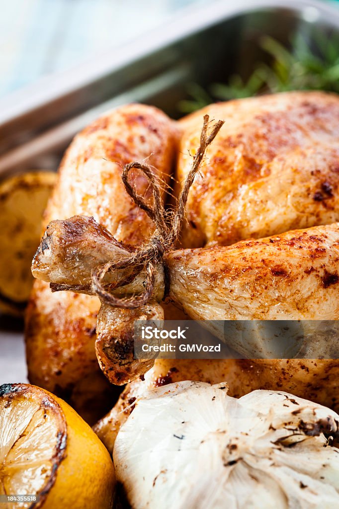 구운 닭 - 로열티 프리 0명 스톡 사진