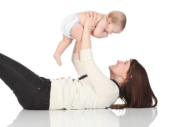 istock Woman playing with her daughter 184355574
