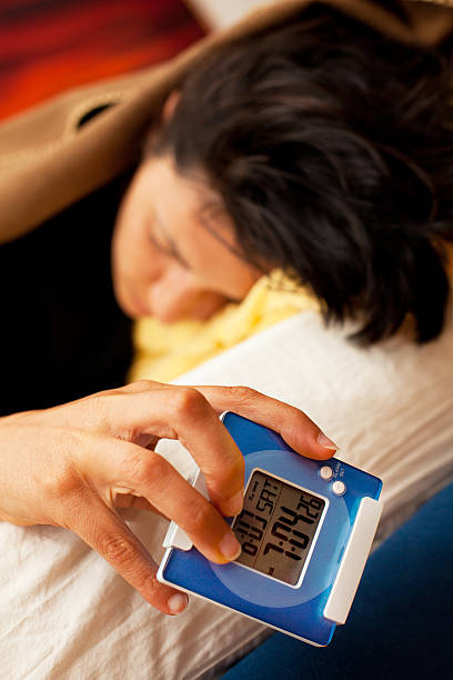 istock Monday Morning, Young Woman Waking Up Early 184355681