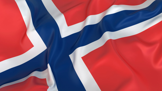 Majestic Flag of Norway